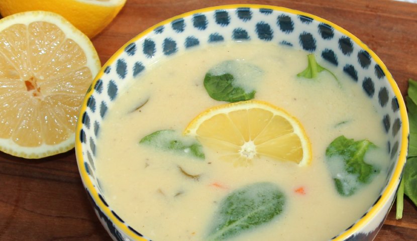 Греческий лимонный суп