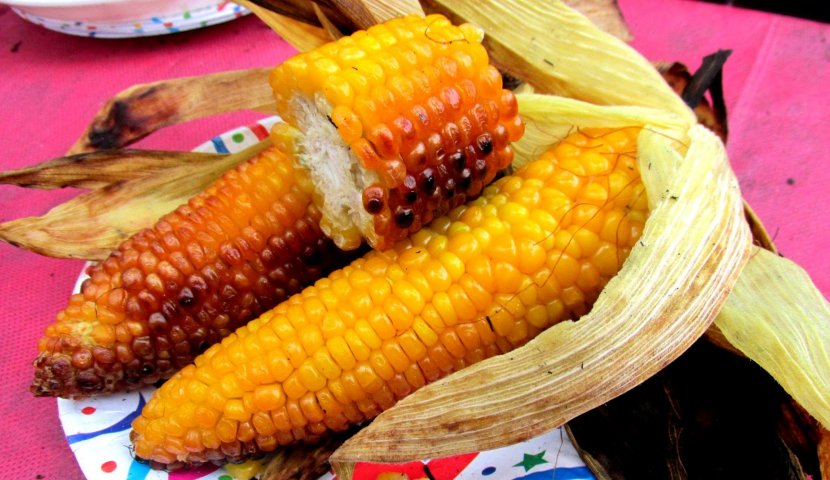 Кукуруза, запечённая с травами