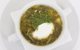 Зеленые щи или щавелевый суп